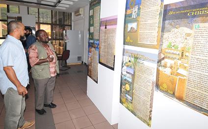 The exhibition is aimed at shedding more light on Islam and what it hopes to achieve